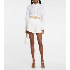 Aquazzura Twist Leather Wedges