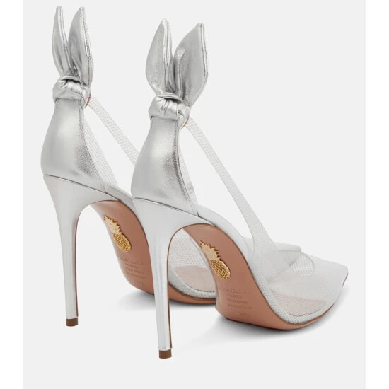 Aquazzura Bow Tie Plexi 105 Pumps 4 Aquazzura Bow Tie Plexi 105 Pumps - Image 2