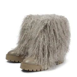 Aquazzura Shearling-trimmed Leather Ankle Boots -Aquazzura Shop unnamed file 219