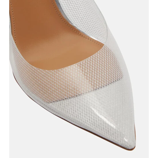 Aquazzura Bow Tie Plexi 105 Pumps 7 Aquazzura Bow Tie Plexi 105 Pumps - Image 5