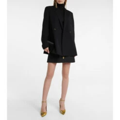 Aquazzura Love Affair Croc-effect Leather Pumps