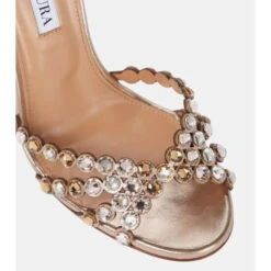 Aquazzura Tequila 105 Embellished Leather Sandals 6 Aquazzura Tequila 105 Embellished Leather Sandals -Aquazzura Shop unnamed file 348
