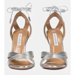 Aquazzura Ari 105 Metallic Leather Sandals -Aquazzura Shop unnamed file 357