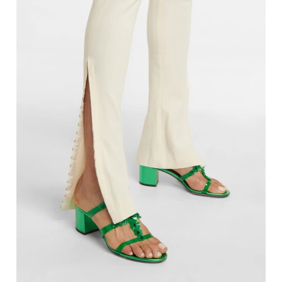 Aquazzura Meteorite Embellished PVC Mules 5 Aquazzura Meteorite Embellished PVC Mules - Image 3