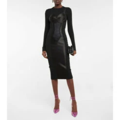 Aquazzura Unfaithful Leather And Mesh Pumps