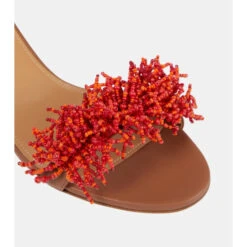 Aquazzura Panarea 50 Beaded Leather Sandals -Aquazzura Shop unnamed file 609