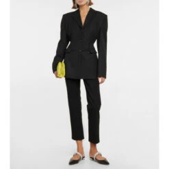 Aquazzura Embellished Leather Slippers