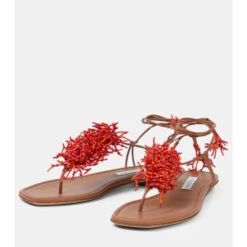 Aquazzura Panarea Beaded Leather Sandals -Aquazzura Shop unnamed file 643