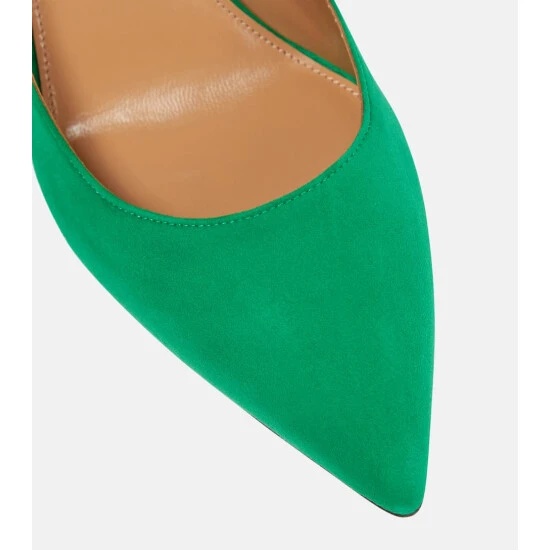 Aquazzura Purist 85 Suede Pumps 7 Aquazzura Purist 85 Suede Pumps - Image 5