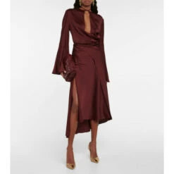 Aquazzura The Spy 105 Metallic Leather Pumps