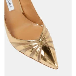 Aquazzura The Spy 105 Metallic Leather Pumps -Aquazzura Shop unnamed file 734