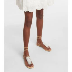 Aquazzura Panarea Beaded Leather Thong Sandals -Aquazzura Shop unnamed file 747