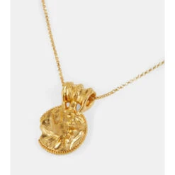Alighieri The Medium Sun Salutations Medallion 24kt Gold-plated Bronze Necklace 4 Alighieri The Medium Sun Salutations Medallion 24kt Gold-plated Bronze Necklace -Aquazzura Shop unnamed file 800