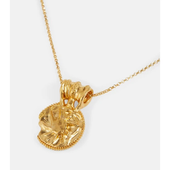 unnamed-file-800.jpg Alighieri The Medium Sun Salutations Medallion 24kt Gold-plated Bronze Necklace -Aquazzura Shop unnamed file 800
