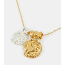 Alighieri The Illuminated Horizon 24kt Gold-plated Bronze And Sterling Silver Necklace 4 Alighieri The Illuminated Horizon 24kt Gold-plated Bronze And Sterling Silver Necklace -Aquazzura Shop unnamed file 807