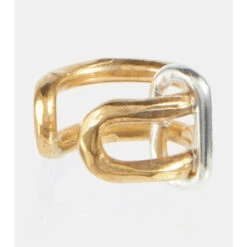 Alighieri The Sun Salutations 24kt Gold-plated Bronze And Silver Single Ear Cuff 5 Alighieri The Sun Salutations 24kt Gold-plated Bronze And Silver Single Ear Cuff -Aquazzura Shop unnamed file 818