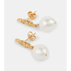 Alighieri The Lustre Of The Moon 24kt Gold-plating Earrings With Pearls -Aquazzura Shop unnamed file 828