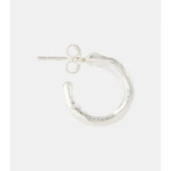 Alighieri The Child's Pose Sterling Silver Hoop Earrings