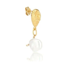 Alighieri The Late Night Twinkling 24kt Gold-plated Earrings With Pearls