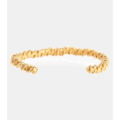 Aquazzura Shop 15 Alighieri Celestial Orbit 24kt Gold-plated Bronze Bracelet